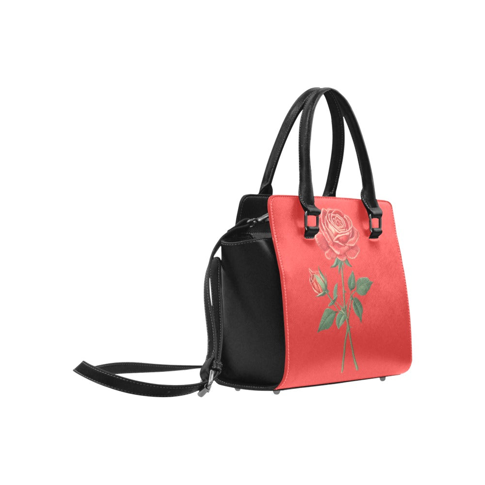 R&RH Red Roses Classic Womens Shoulder Handbag