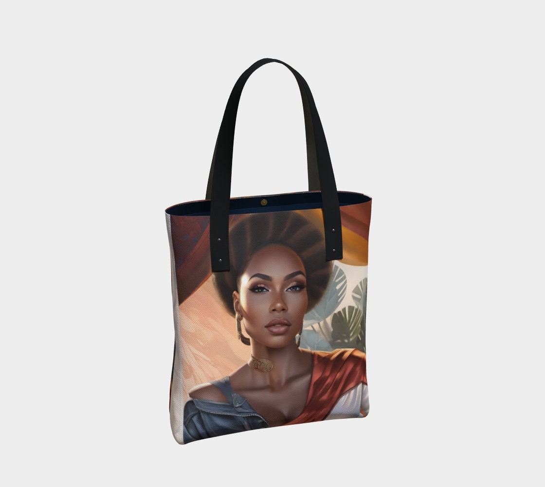 Earth Tone Portrait Handbag