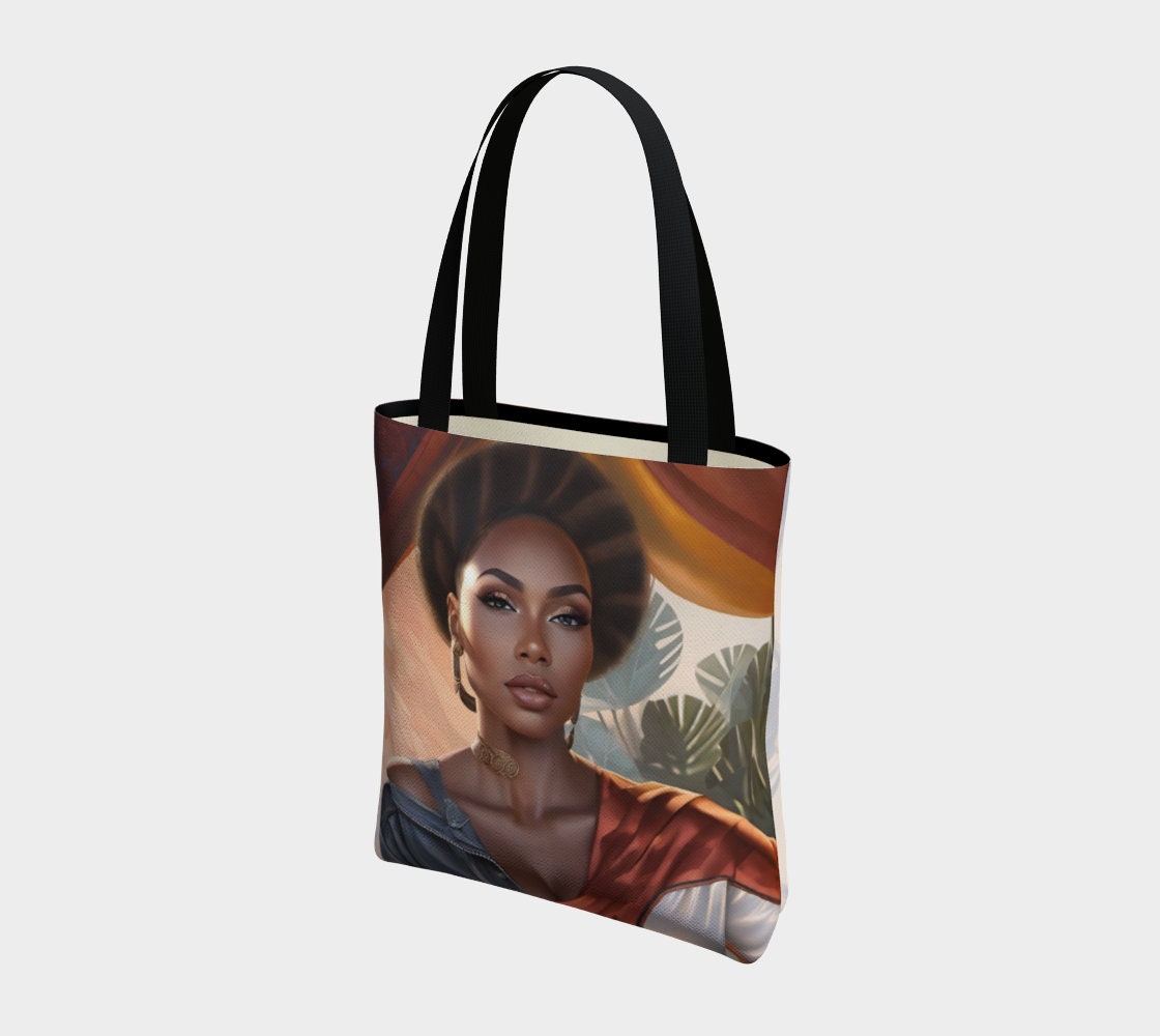 Earth Tone Portrait Handbag