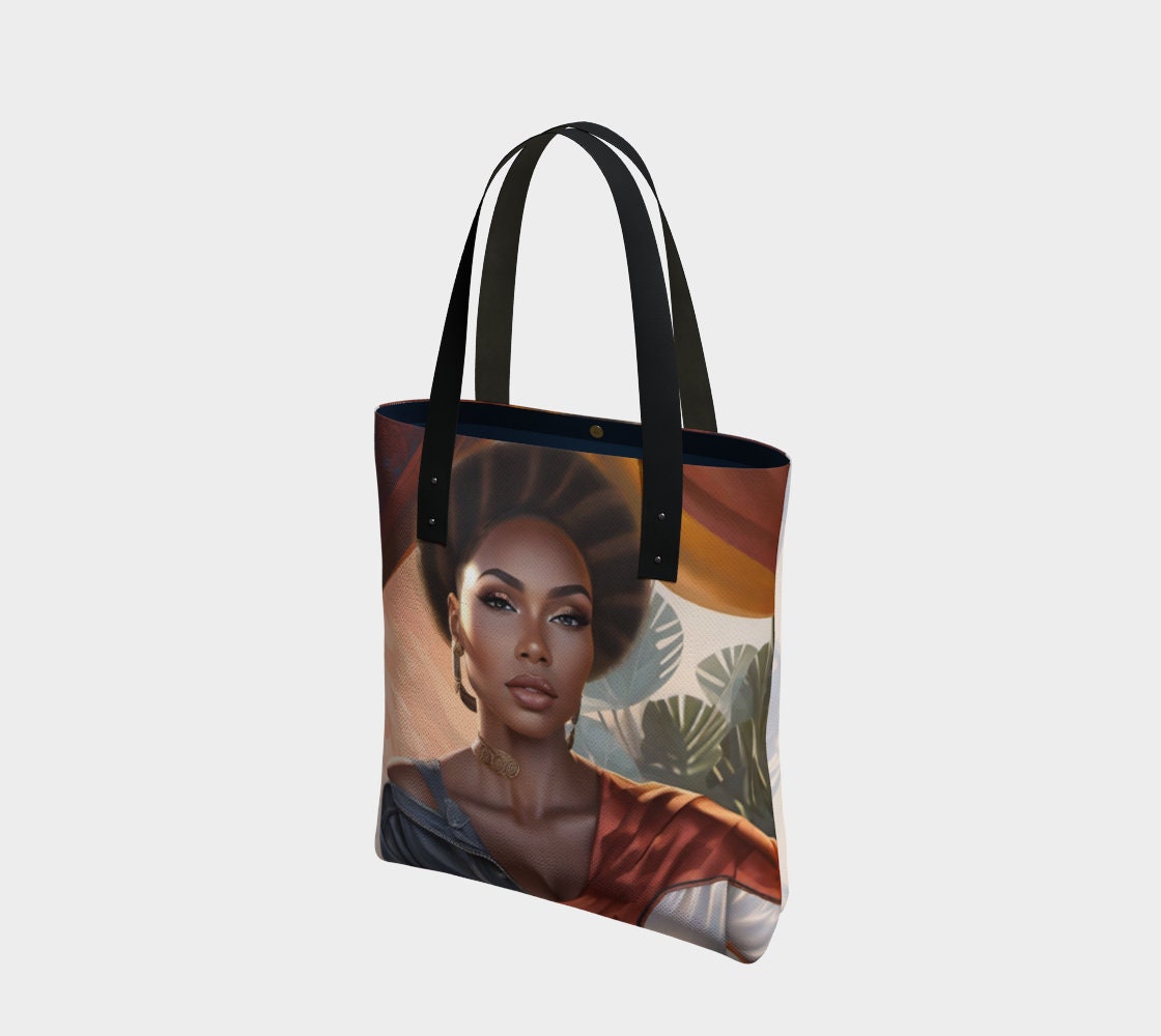 Earth Tone Portrait Handbag