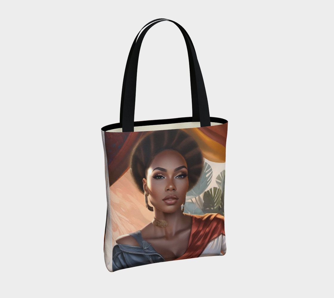 Earth Tone Portrait Handbag