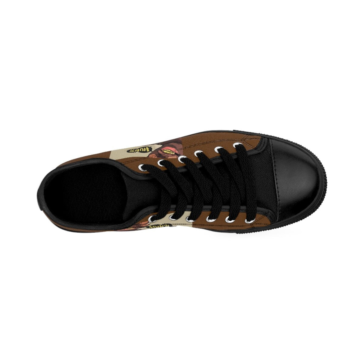 Huh?! Low Top Brown Men's Sneakers