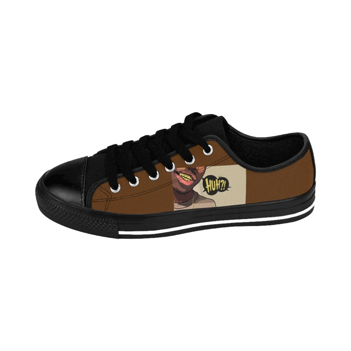 Huh?! Low Top Brown Men's Sneakers