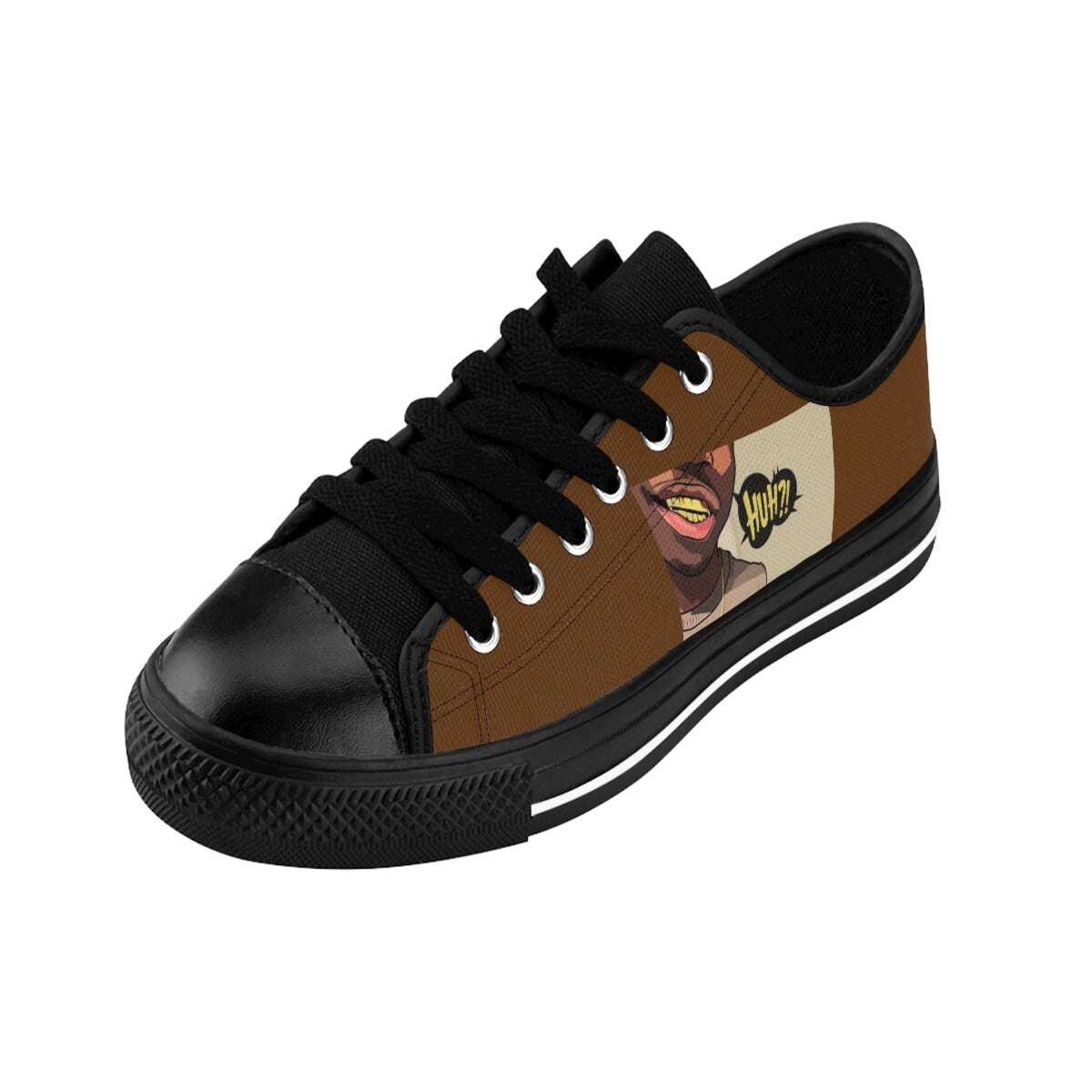 Huh?! Low Top Brown Men's Sneakers