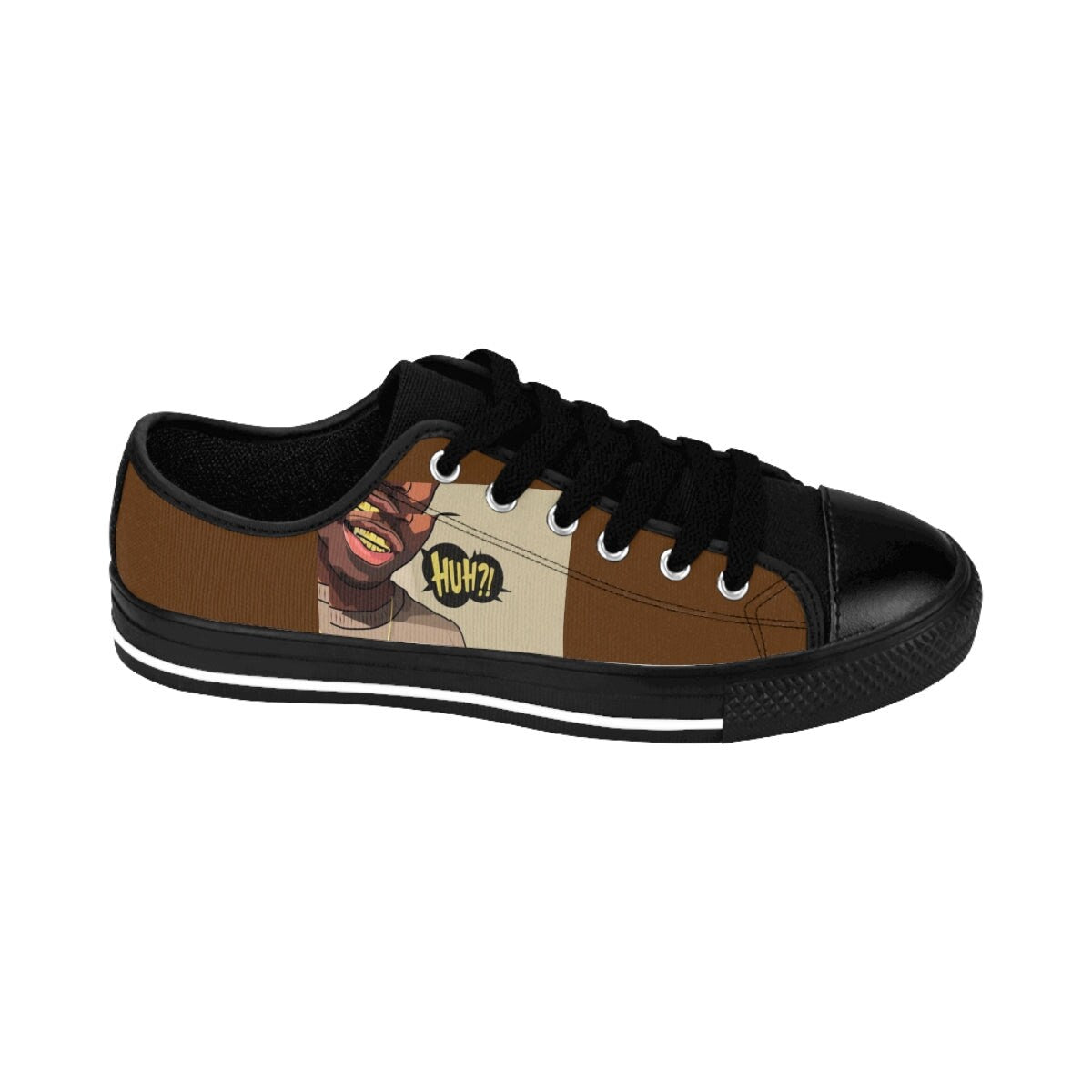 Huh?! Low Top Brown Men's Sneakers