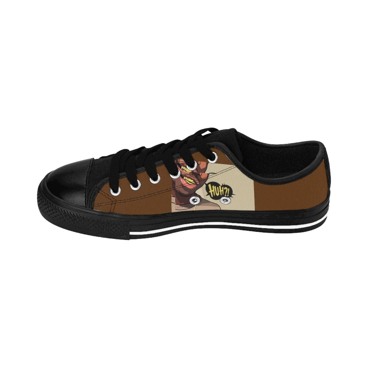 Huh?! Low Top Brown Men's Sneakers