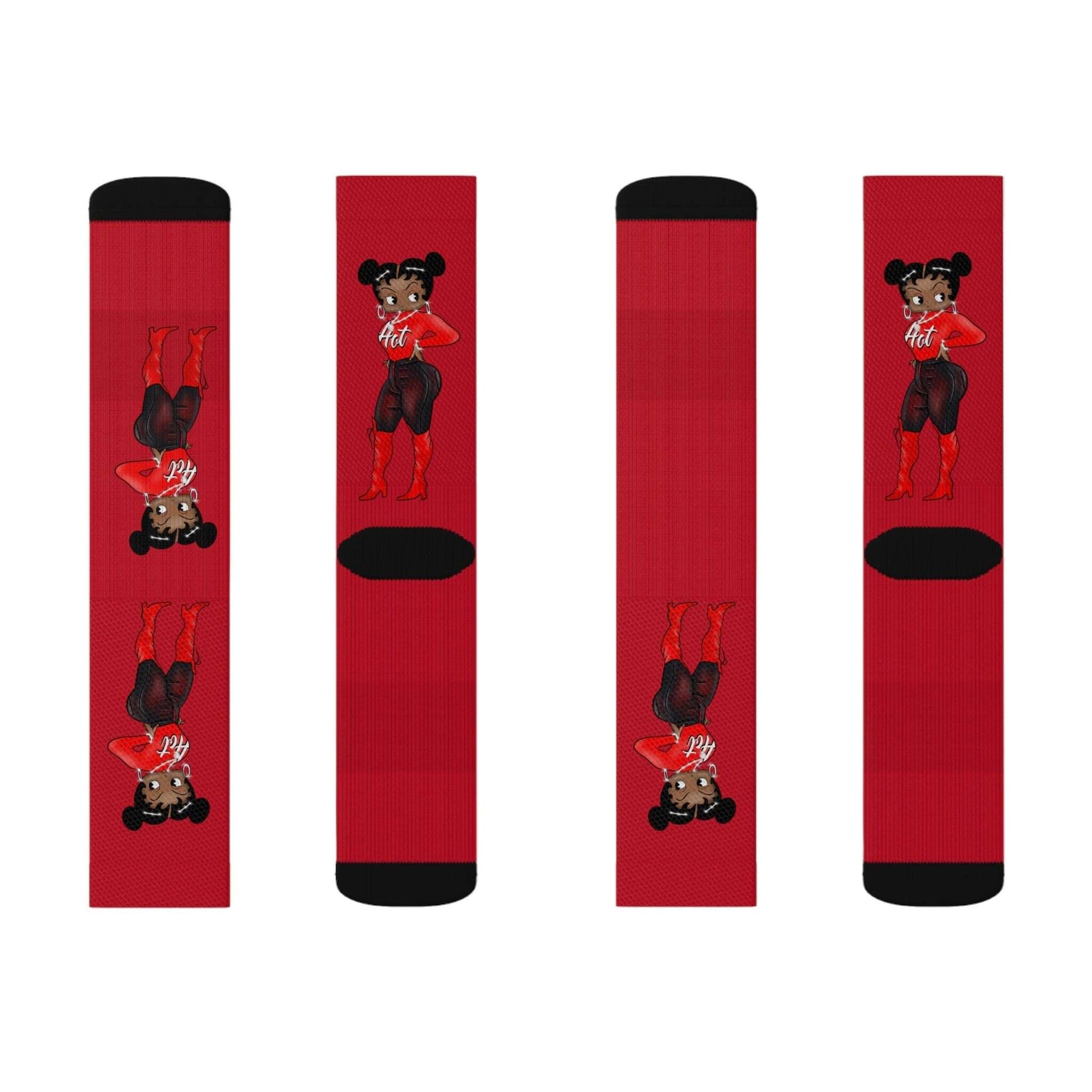 Betty Boop Sublimation Socks