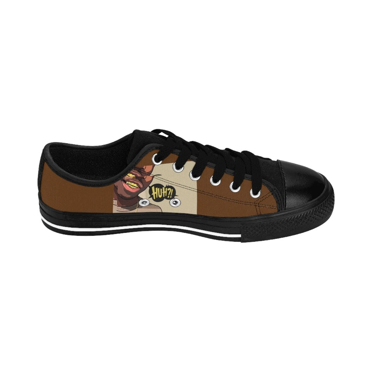 Huh?! Low Top Brown Men's Sneakers