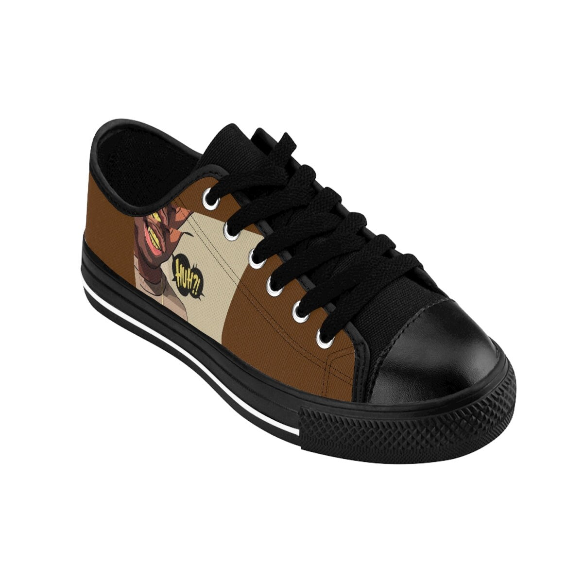 Huh?! Low Top Brown Men's Sneakers