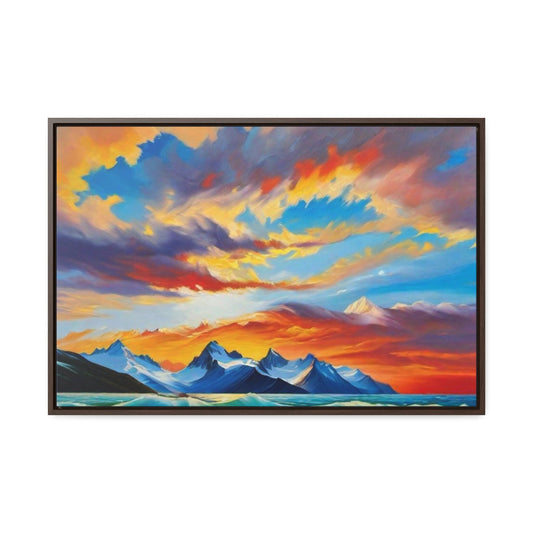 RRH Glacier  Sky Gallery Canvas