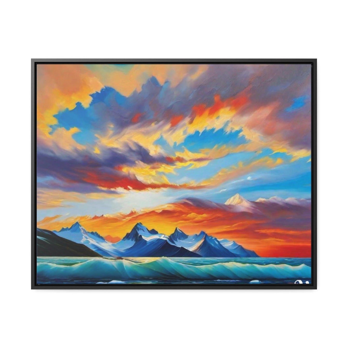 RRH Glacier  Sky Gallery Canvas