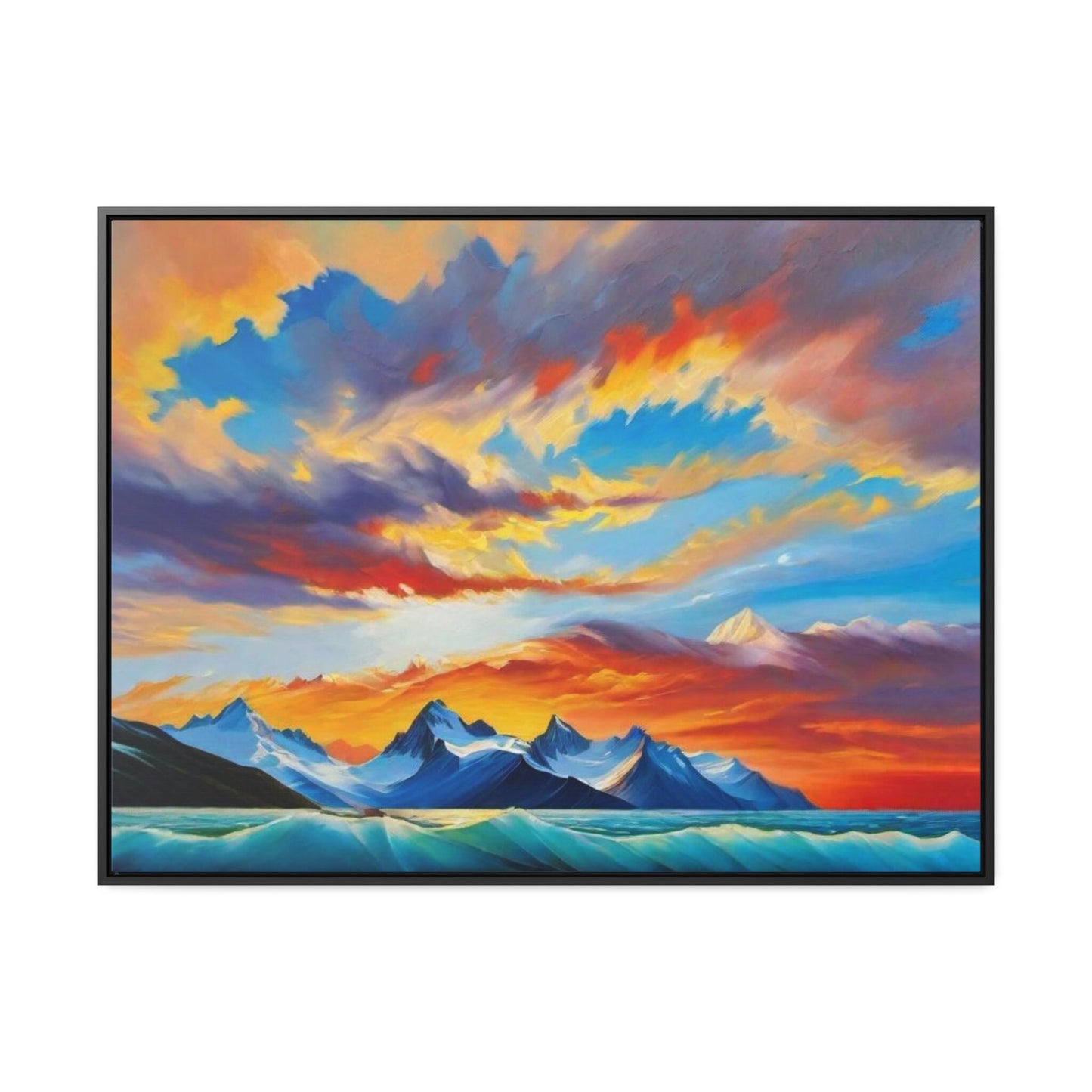 RRH Glacier  Sky Gallery Canvas