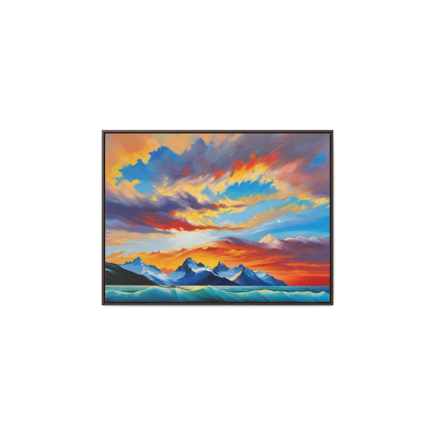 RRH Glacier  Sky Gallery Canvas