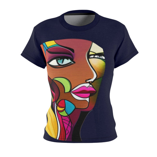 R&RH Navy Blue Designers Women's T-shirt