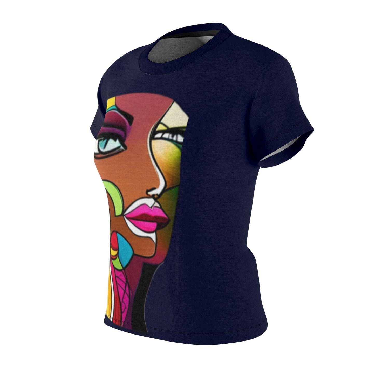 R&RH Navy Blue Designers Women's T-shirt