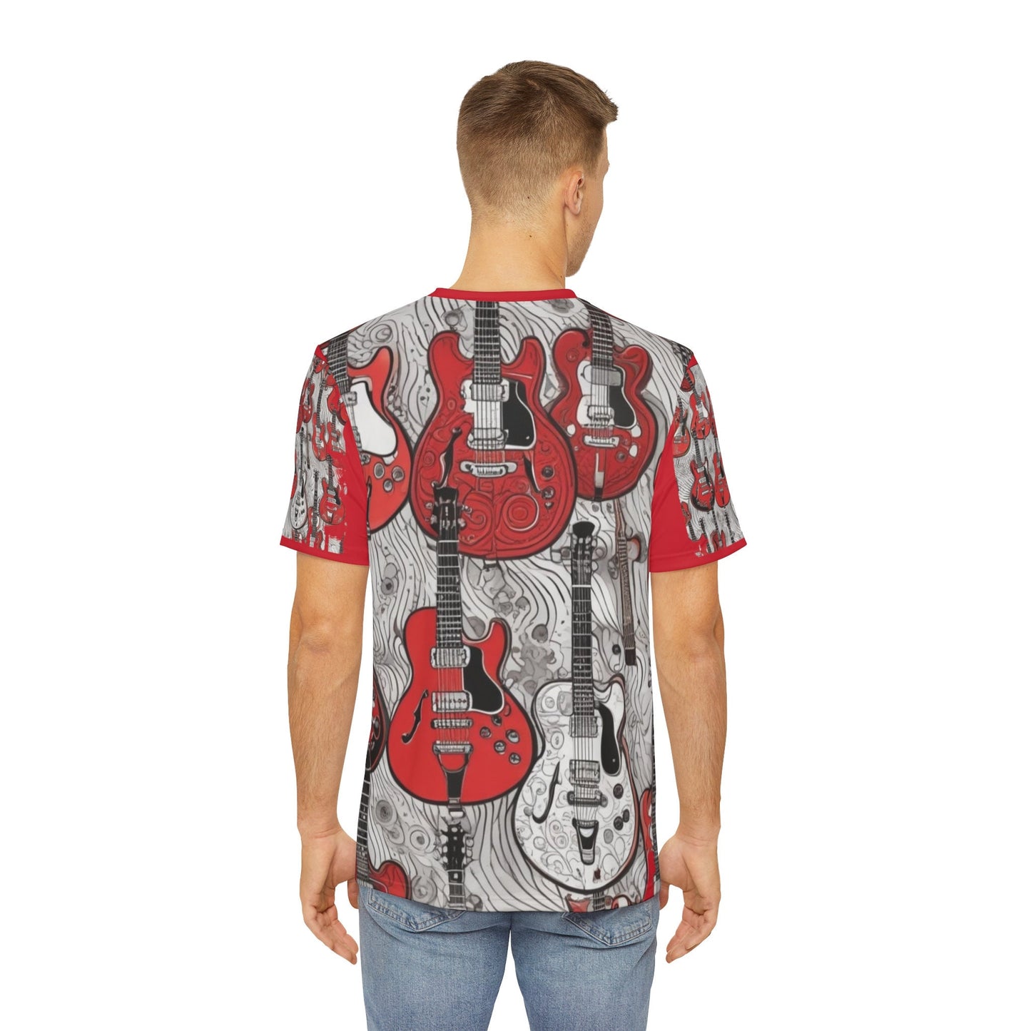 R&RH Women's Red Guitar's Tee