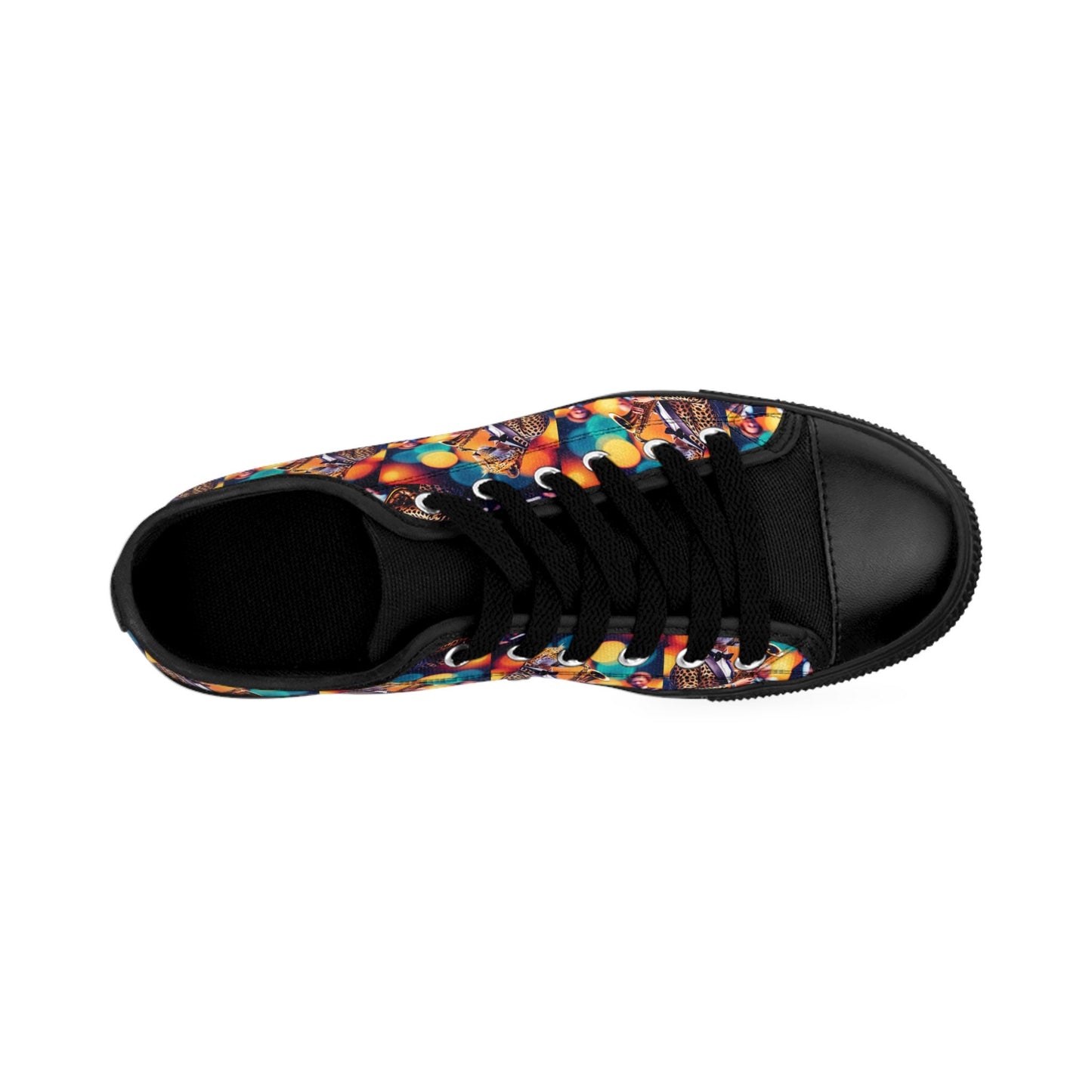 R&RH Leopard Saxophone Men's Sneakers