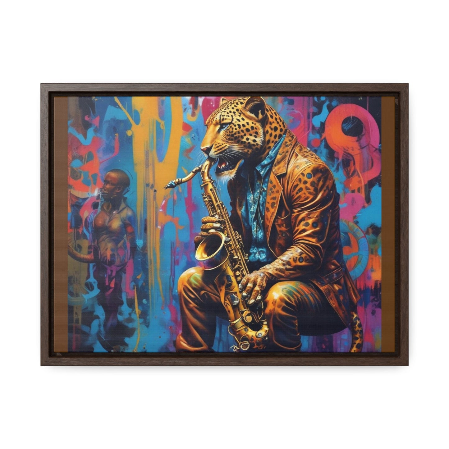 R&RH Leopard Jazz Band Canvas