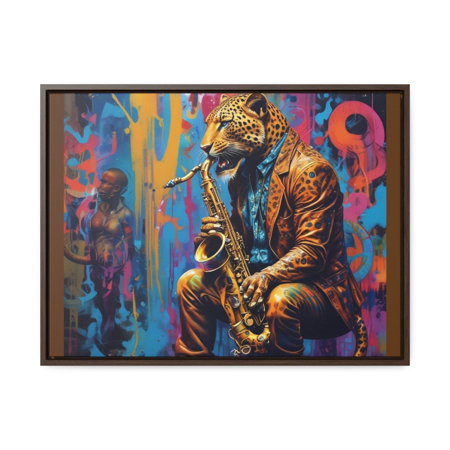 R&RH Leopard Jazz Band Canvas