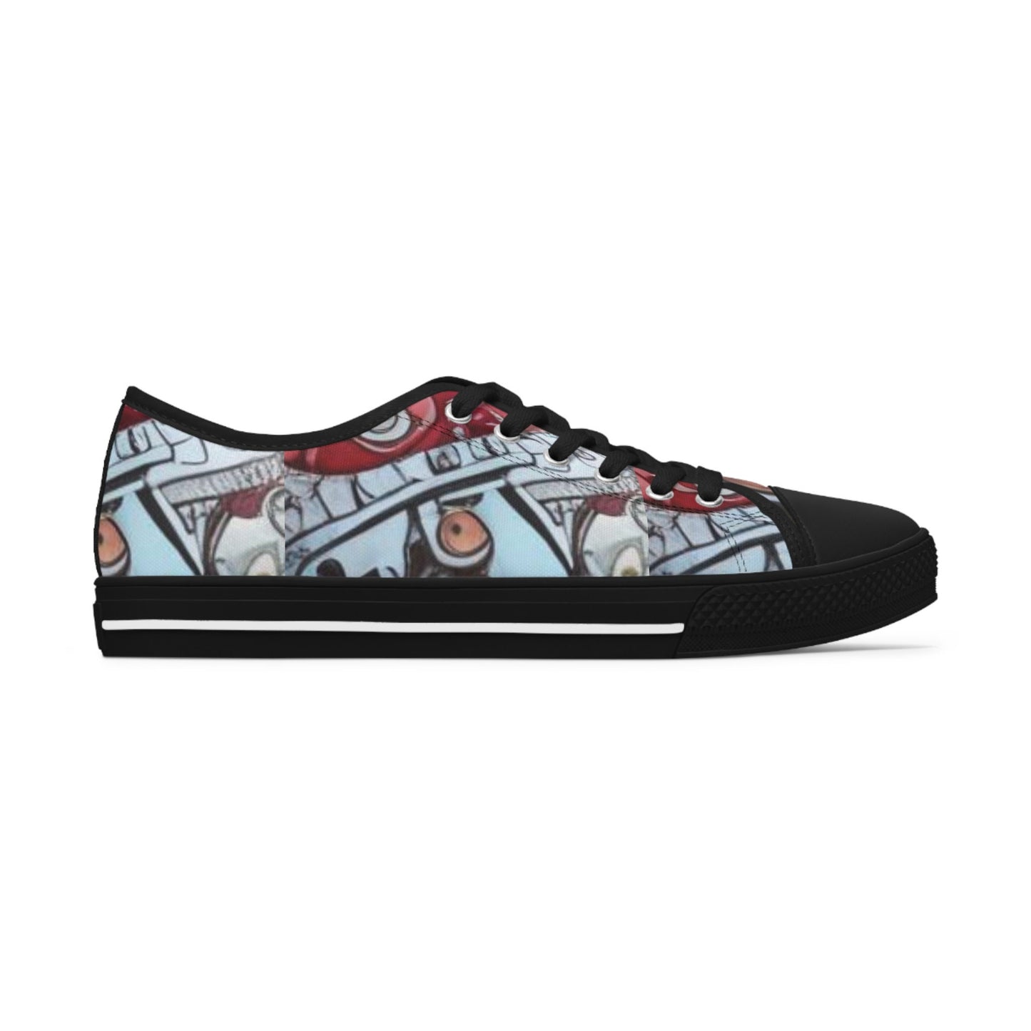 R&RH Abstract Color Women's Low Top Sneakers