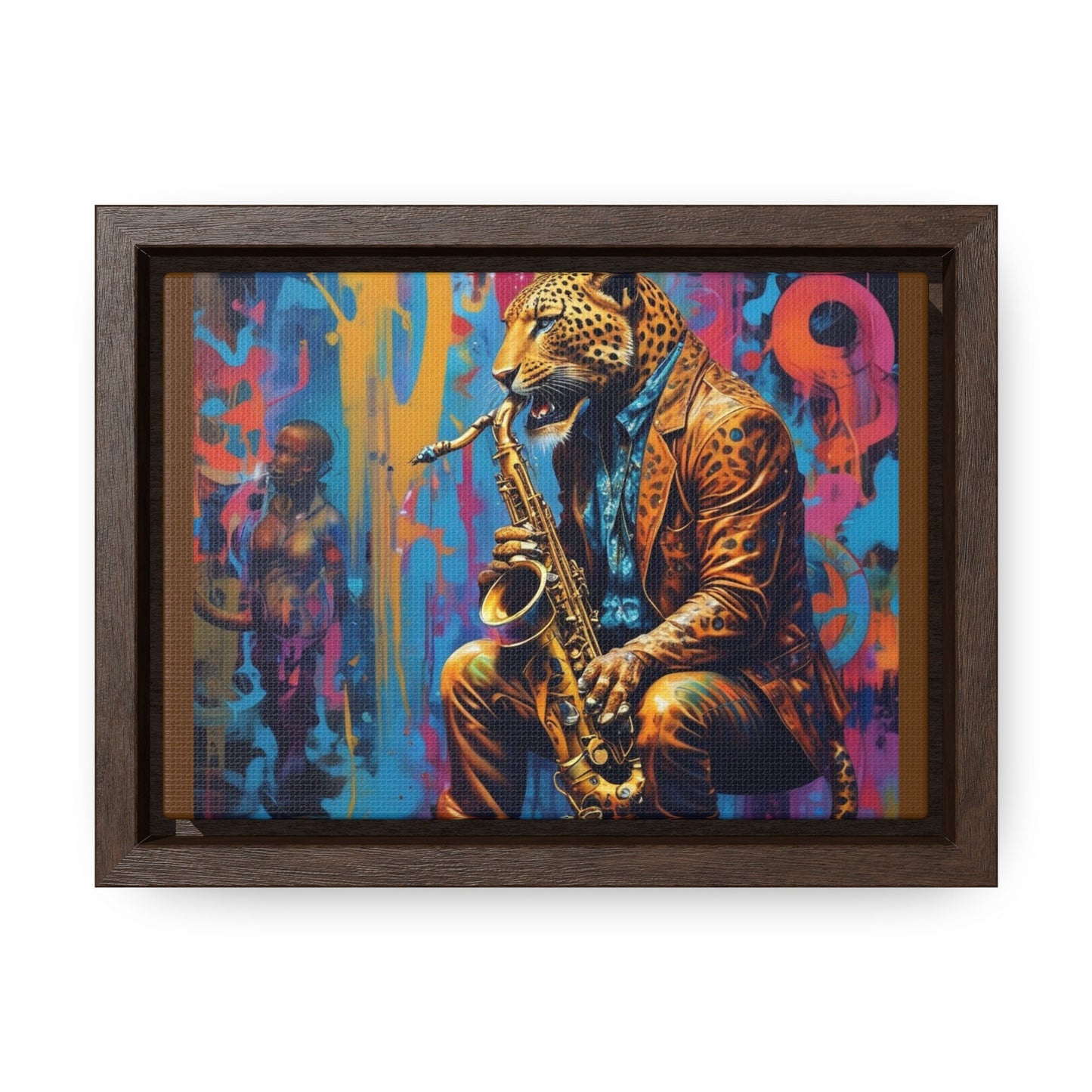 R&RH Leopard Jazz Band Canvas