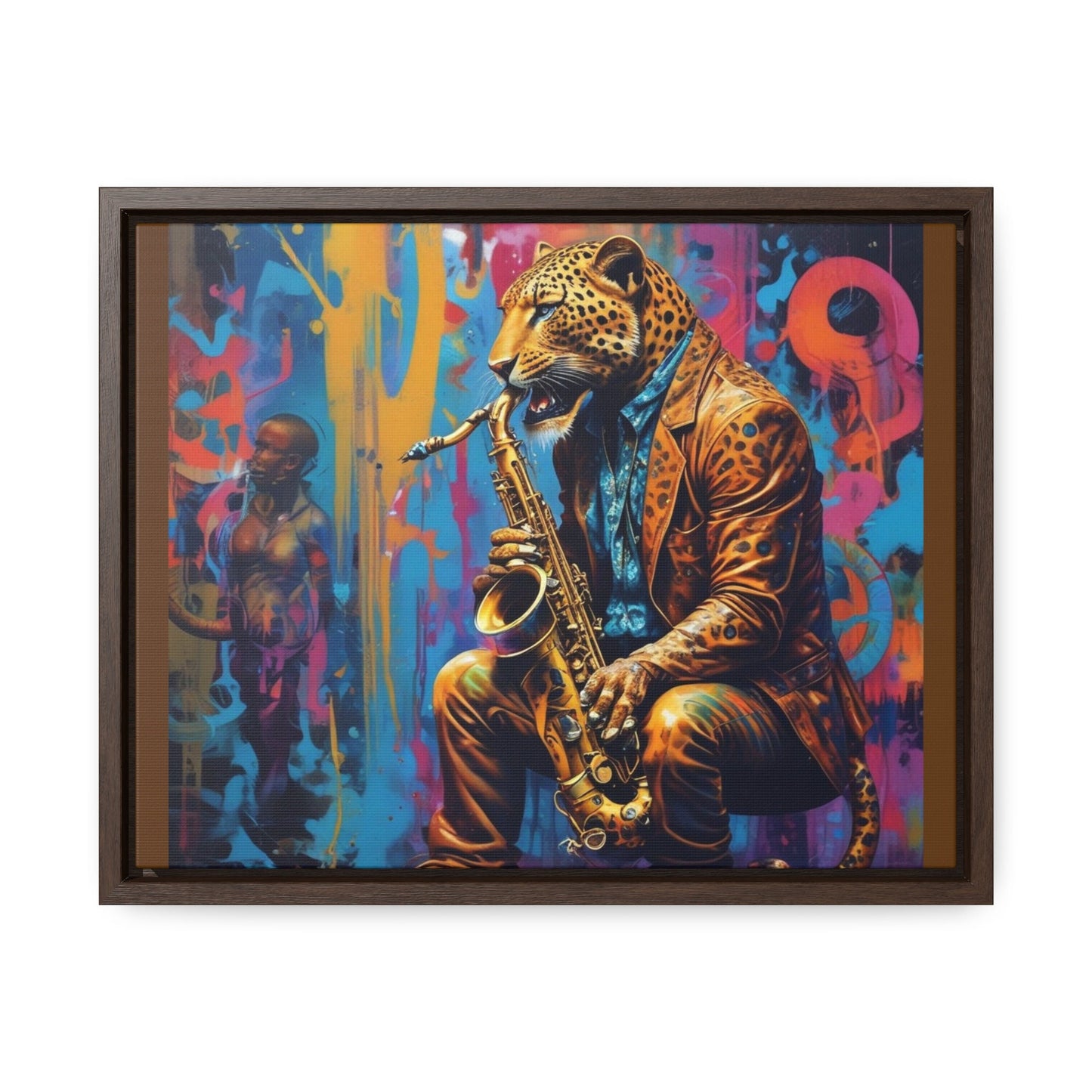 R&RH Leopard Jazz Band Canvas