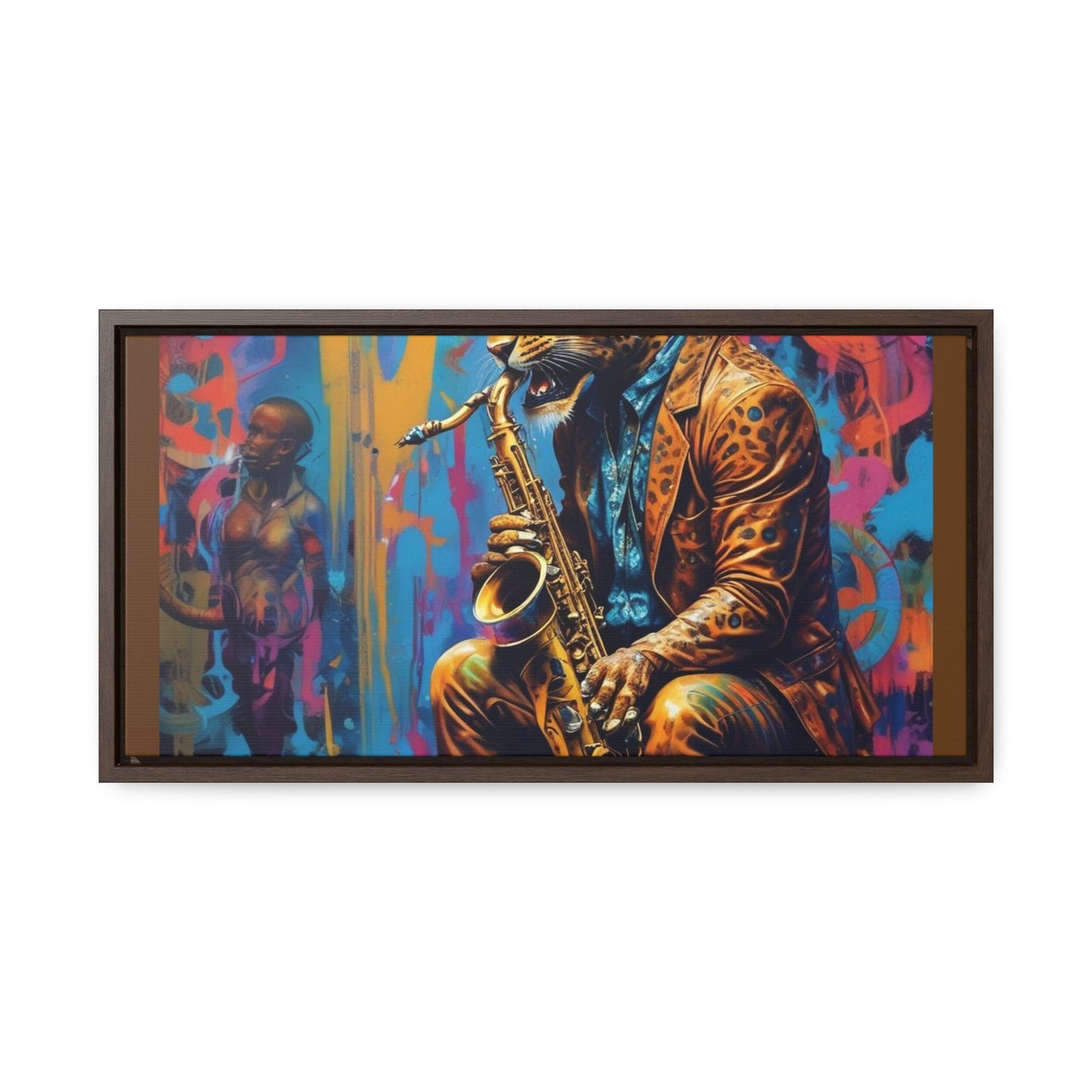 R&RH Leopard Jazz Band Canvas