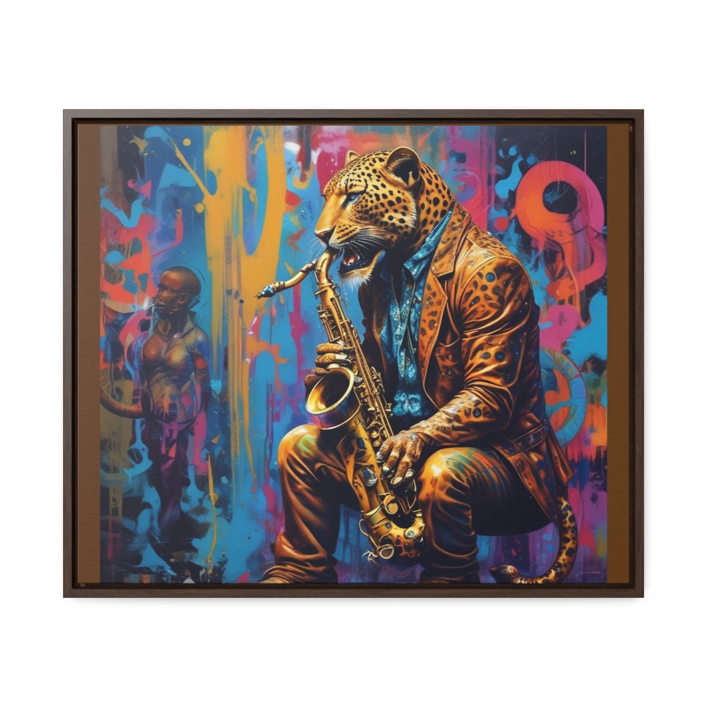 R&RH Leopard Jazz Band Canvas