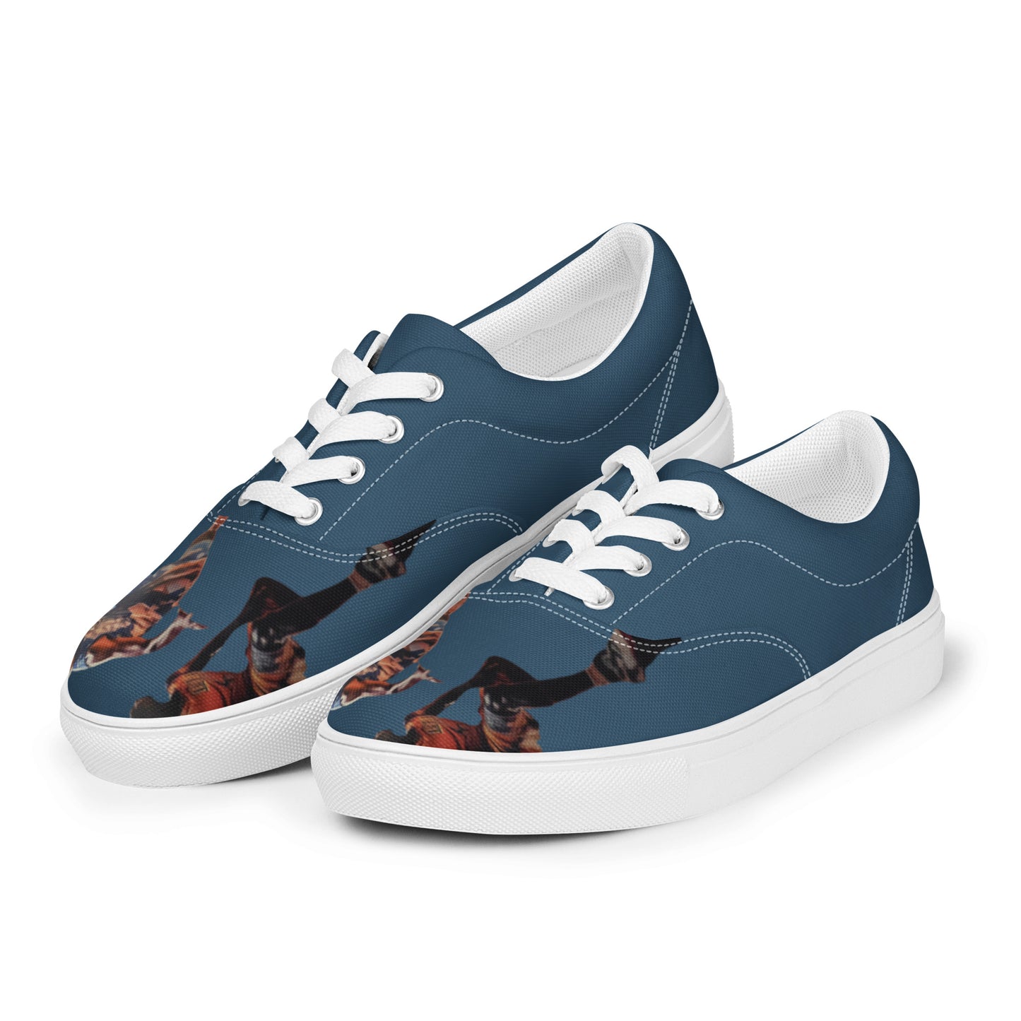 Men’s lace-up canvas shoes