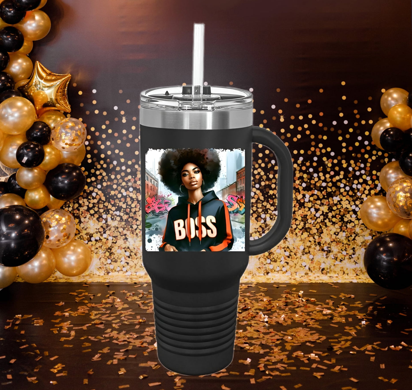 R&RH Empowering Boss Insulated Travel Mug - 40oz