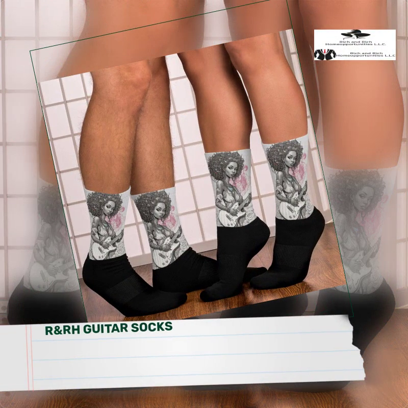 R&amp;RH Guitar Socks by@Outfy