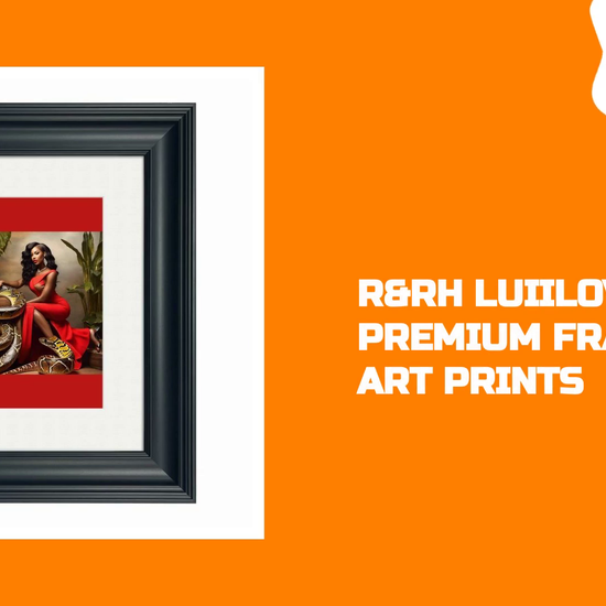 R&amp;RH LuiiLoviie Premium Framed Art Prints by@Outfy