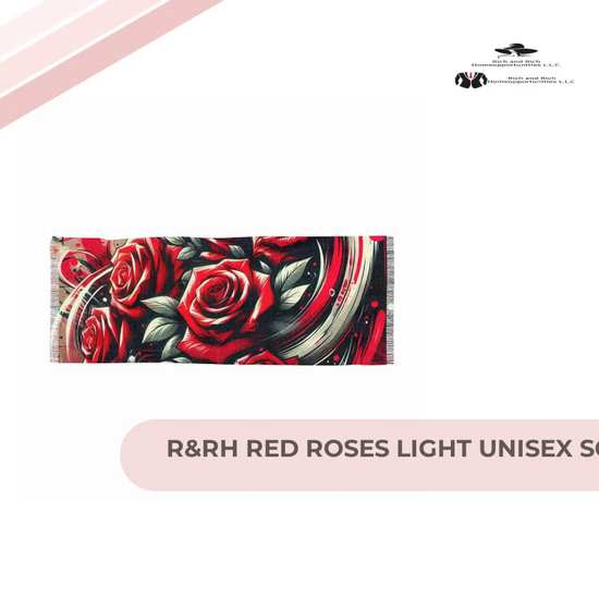 R&amp;RH Red Roses Light Unisex Scarf by@Outfy