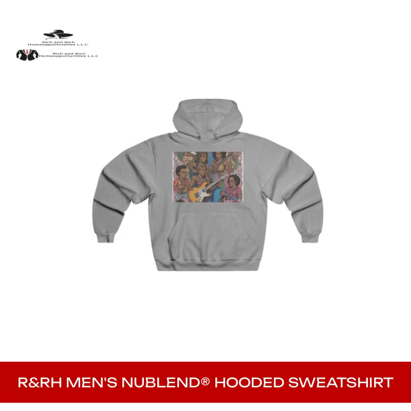 R&amp;RH Men&#039;s NUBLEND&reg; Hooded Sweatshirt by@Outfy