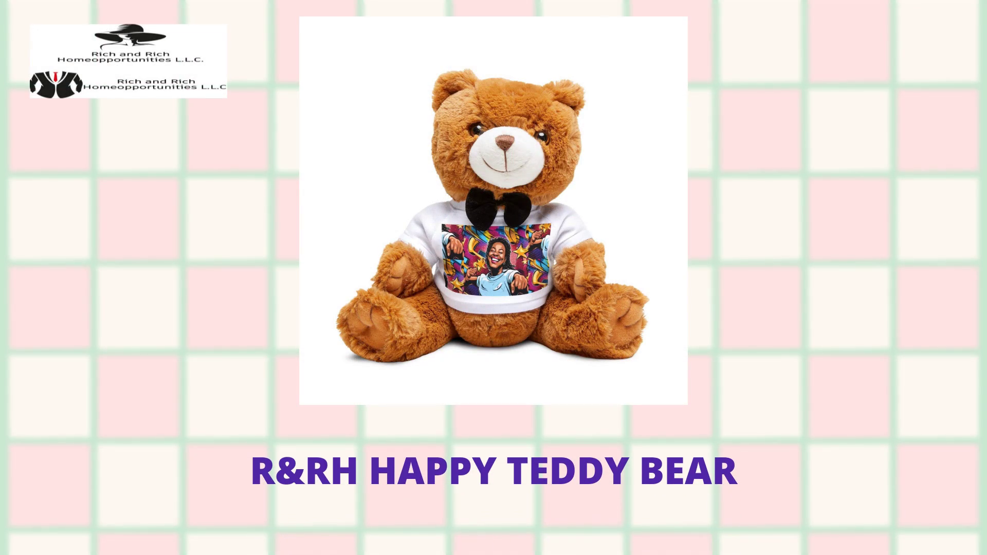 R&amp;RH Happy Teddy Bear by@Outfy