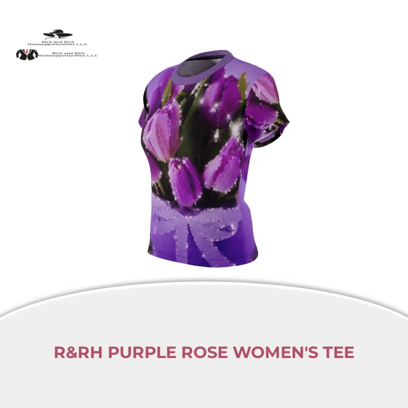 R&amp;RH Purple Rose Women&#039;s Tee by@Outfy