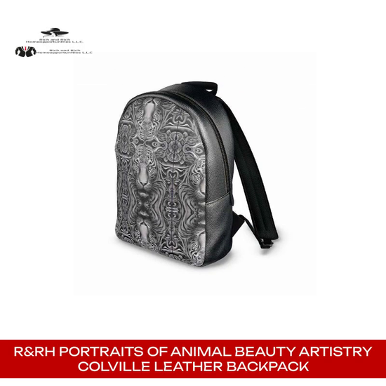 R&amp;RH Portraits of Animal Beauty Artistry Colville Leather Backpack by@Outfy