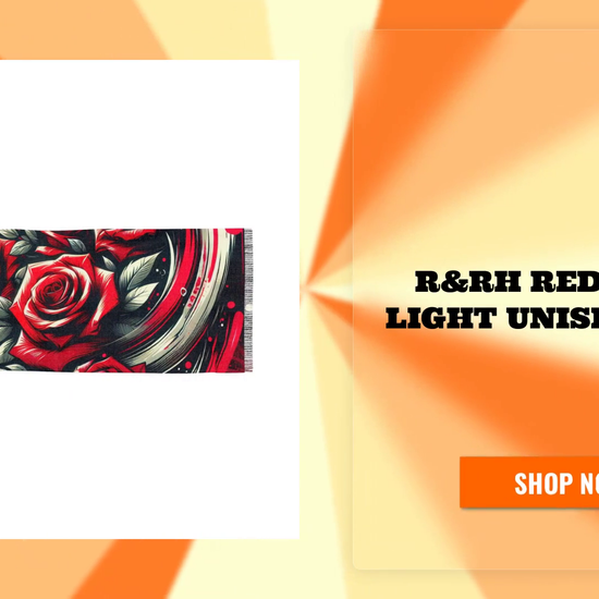 R&amp;RH Red Roses Light Unisex Scarf by@Outfy