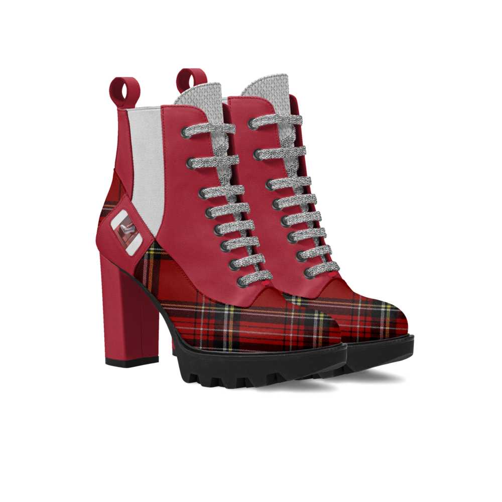 Red Fierce Laced Women's Designer Boot - Rich and Rich Homeopportunities 