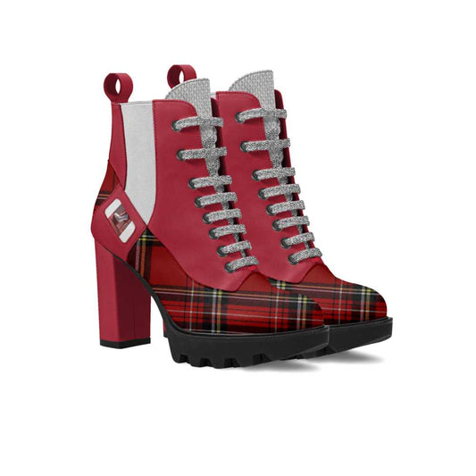 Red Fierce Laced Women's Designer Boot