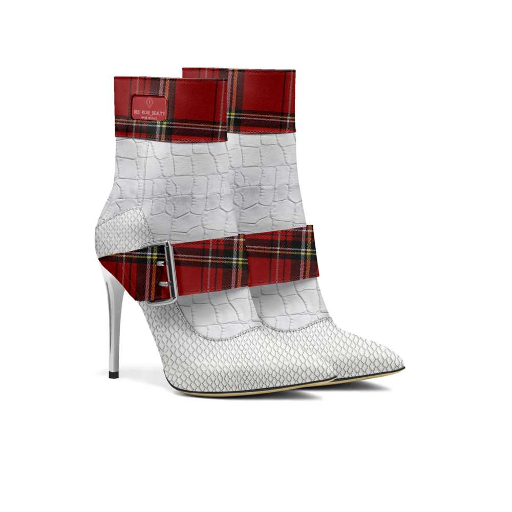 Red Rose Beauty High Heel Belt Boot - Rich and Rich Homeopportunities 