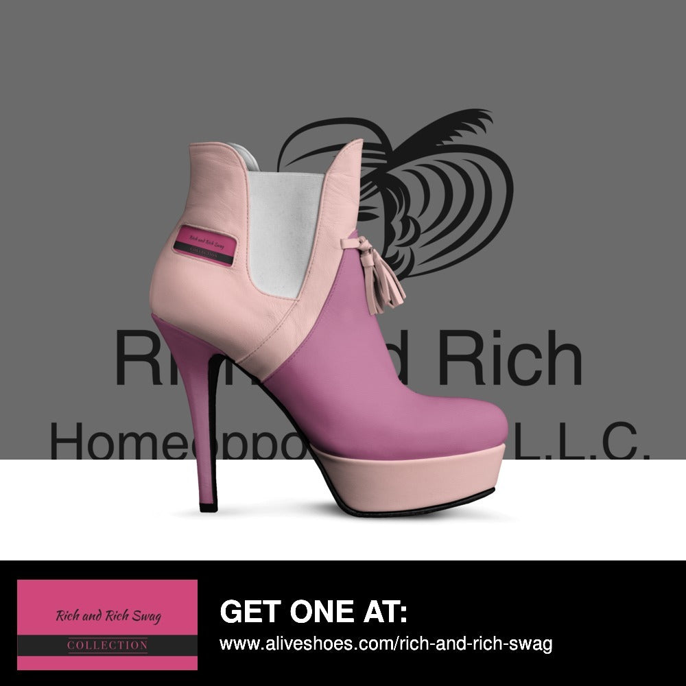 Rich and Rich Swag Tassels Platform Womens Pink Pump