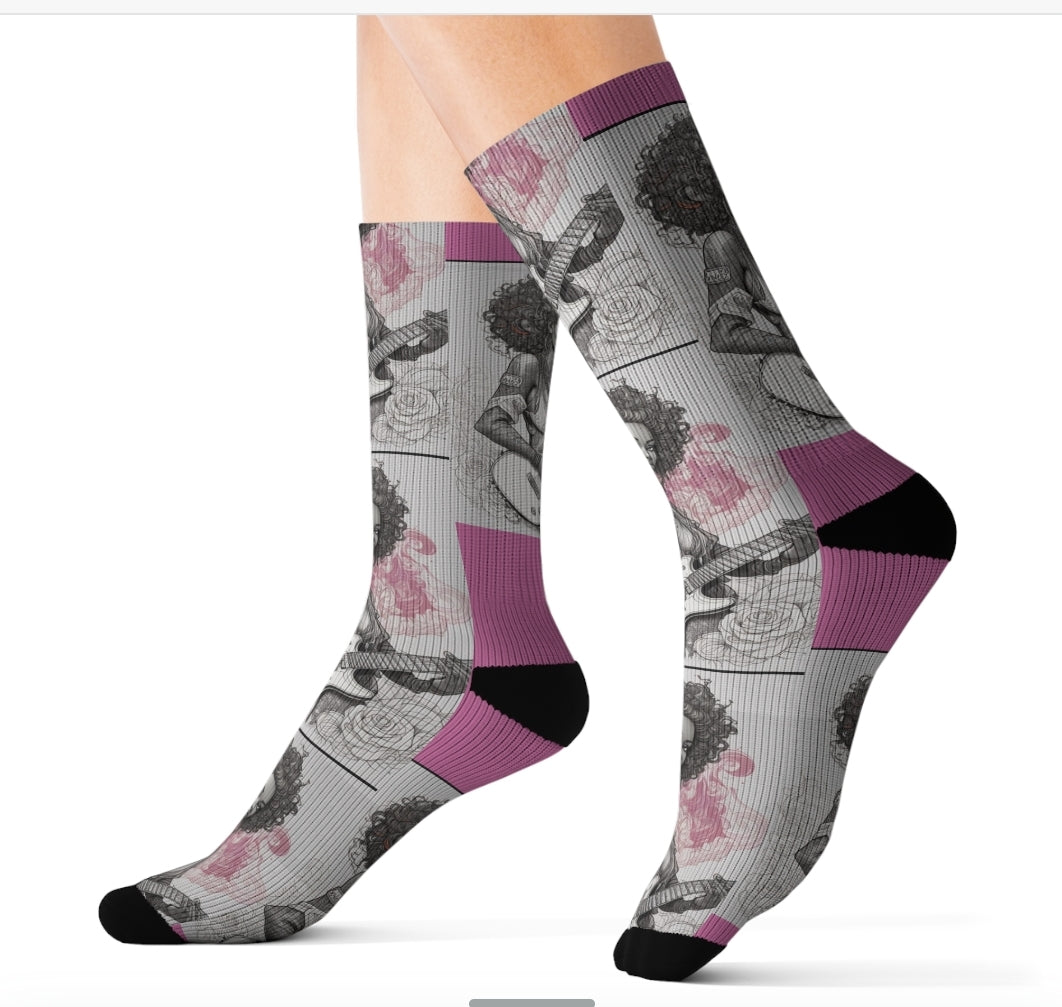 RRH Guitar Sublimation Socks