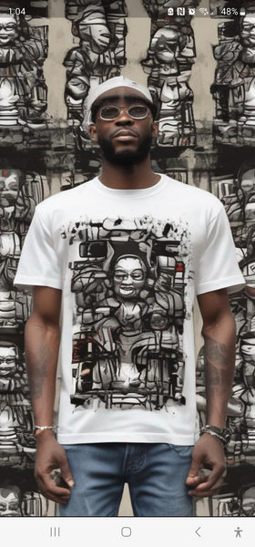 Mens Graffiti-Like T-shirt