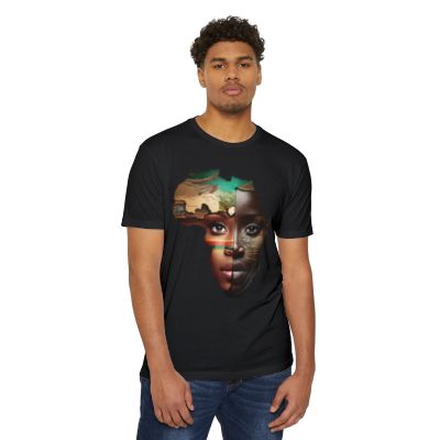 R&RH Unisex Faces Sculpture Jersey T-shirt