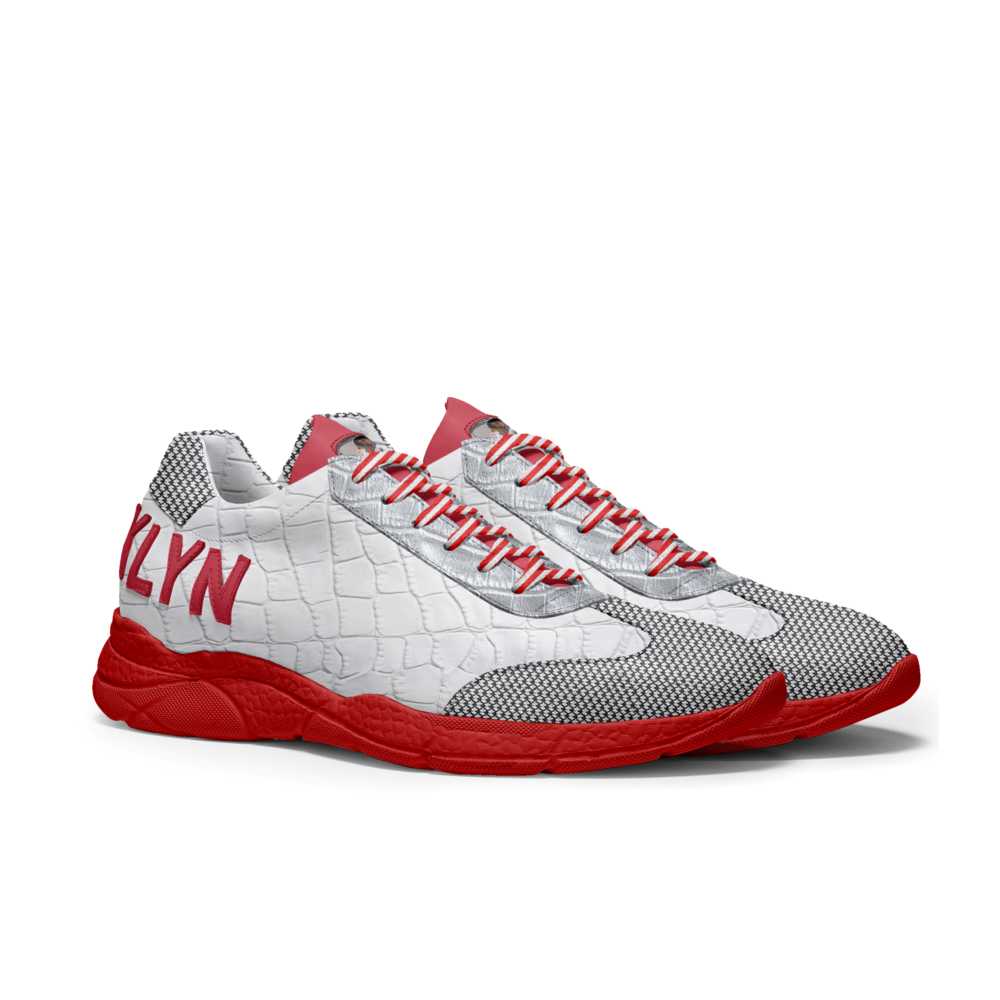 R&RH Saucysass Retro Bold Runner Red & White Unisex Sneaker