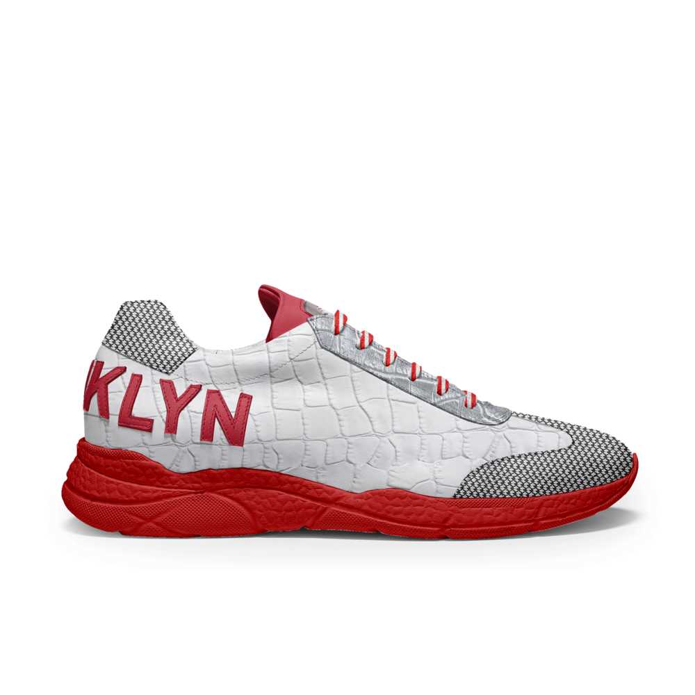 R&RH Saucysass Retro Bold Runner Red & White Unisex Sneaker