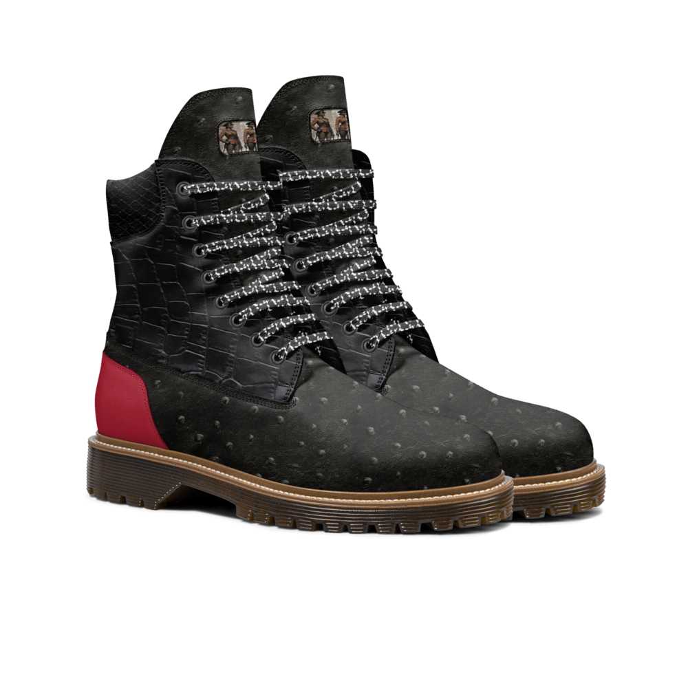 R&RH Womensmilitary Womens Minimal Street High Black Boot