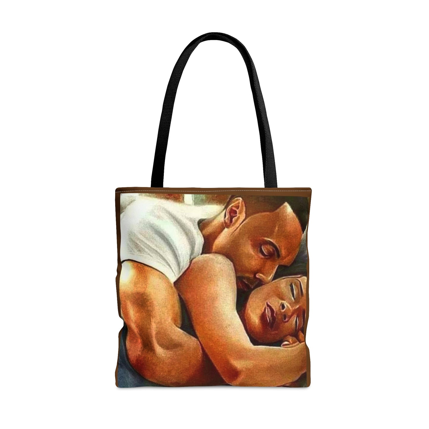 Sleeping Man and Woman Tote Bag