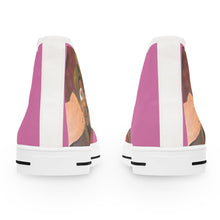 Load image into Gallery viewer, Women&#39;s Pink High Top Sneakers
